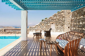Excellent Mykonos Villa Villa Elpida 3 Bedrooms Stunning Sea Views Psarrou